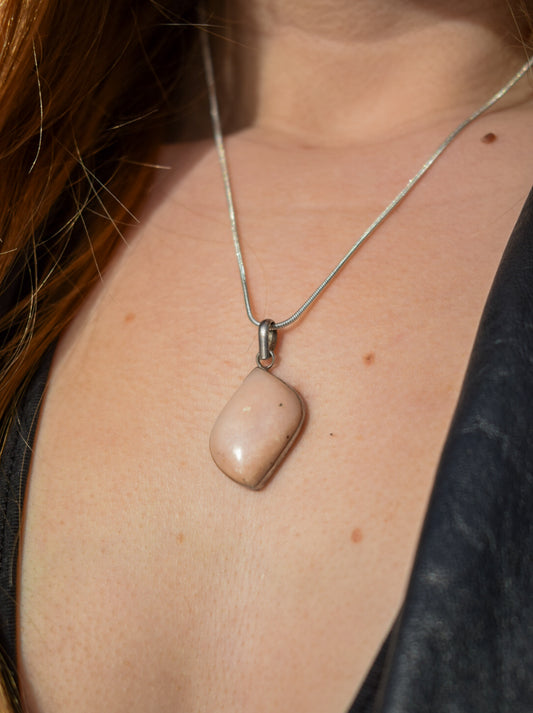 Pink Opal Necklace