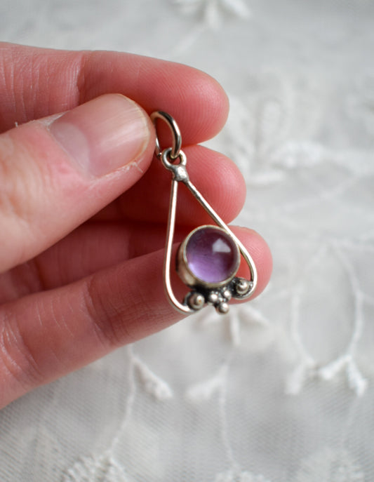 Upcycled Amethyst Necklace