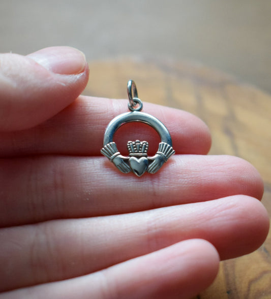 Whimsical Claddagh Necklace