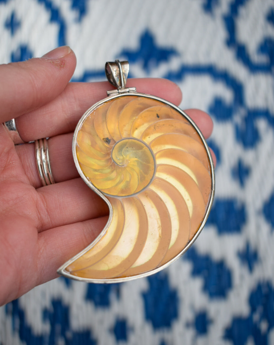 Mother Of Pearl and Shell Necklace