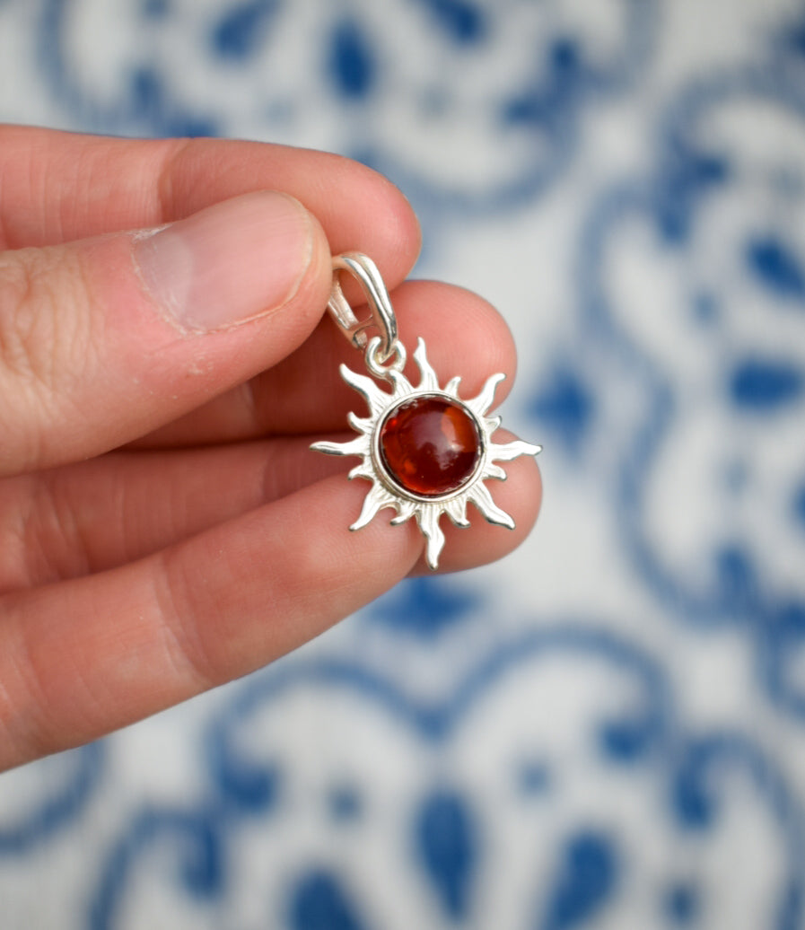 Amber Sun Necklace