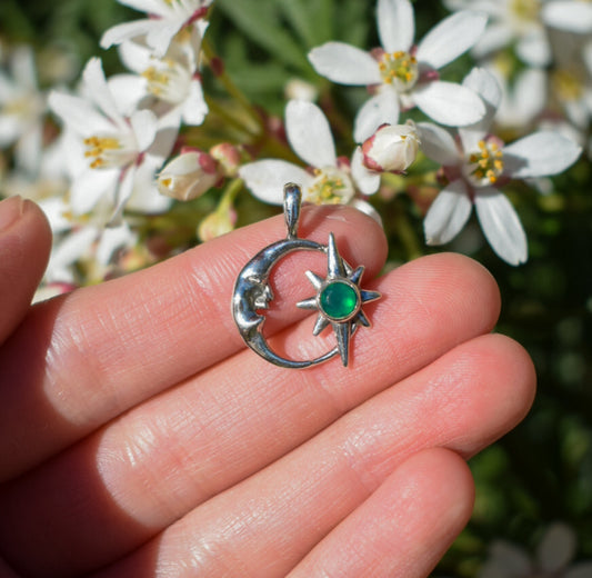 Whimsical Moon Necklace