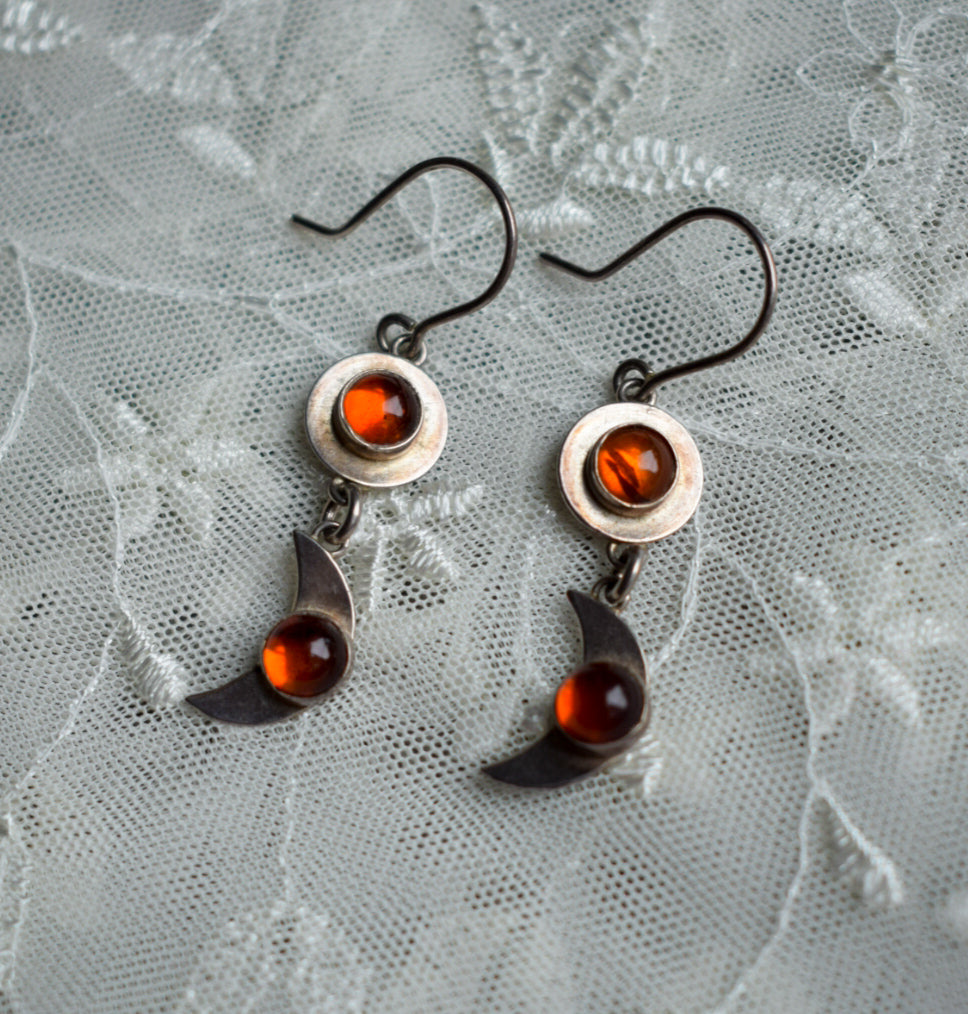 Whimsical Moon Earrings
