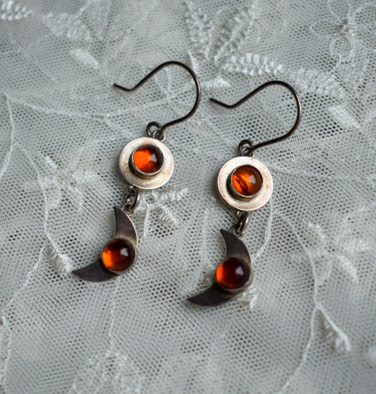 Whimsical Moon Earrings