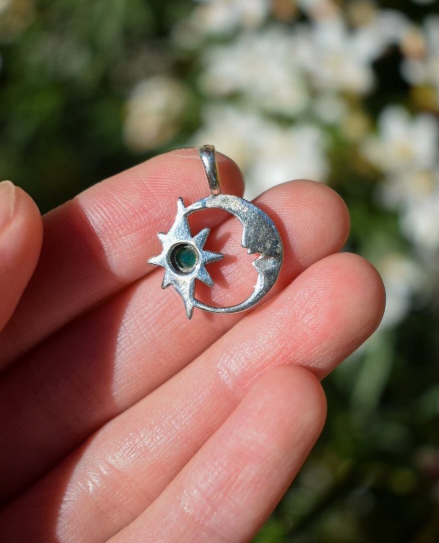 Whimsical Moon Necklace