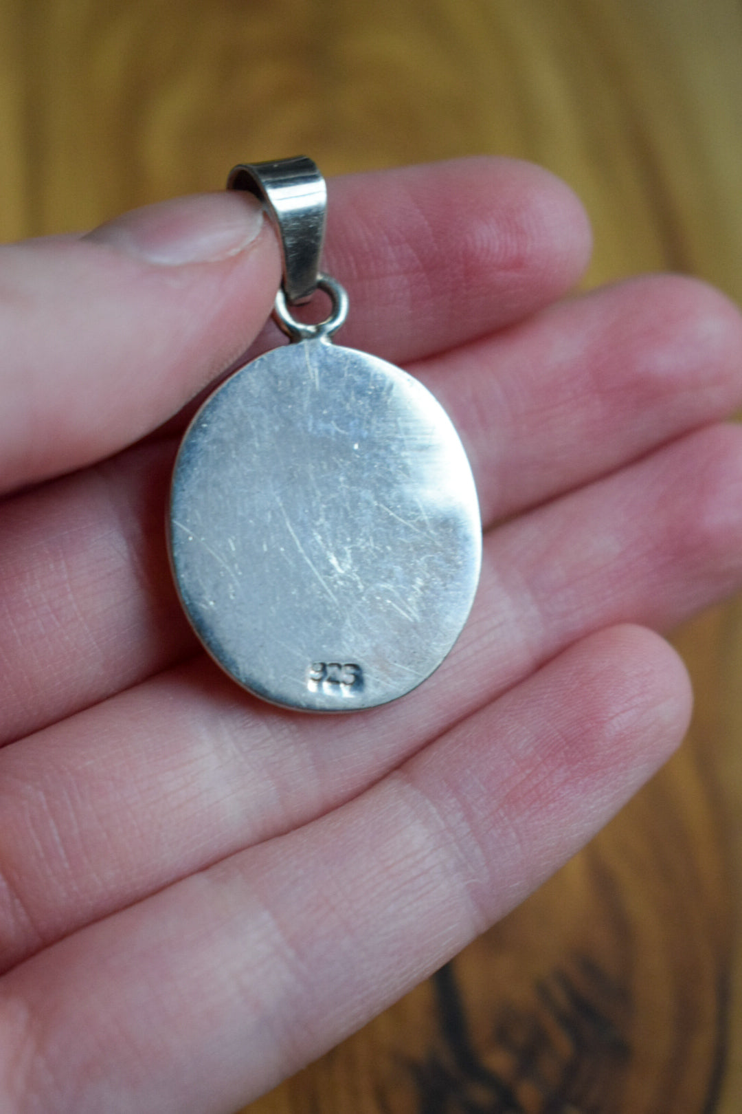 Enamel Sterling Silver Pendant