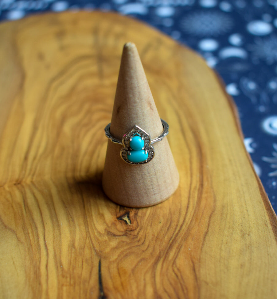 Adjustable Turquoise Ring