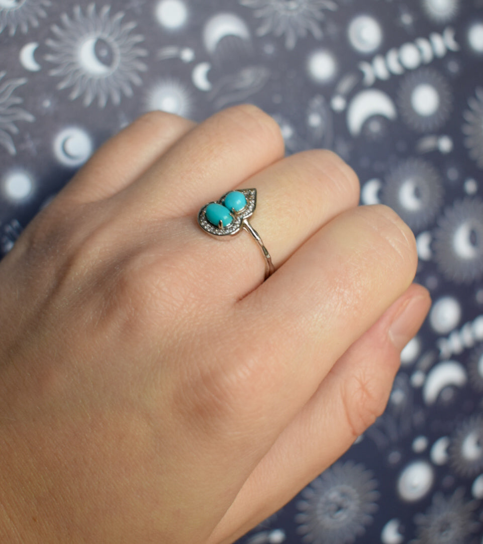 Adjustable Turquoise Ring