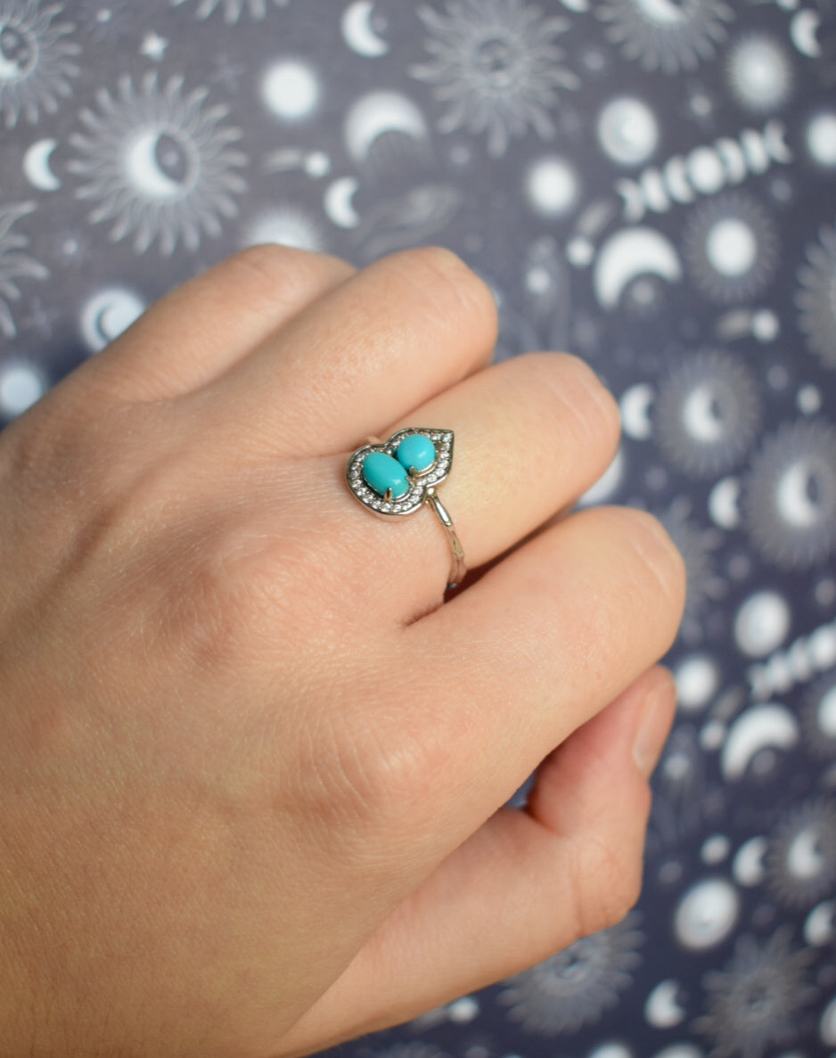 Adjustable Turquoise Ring