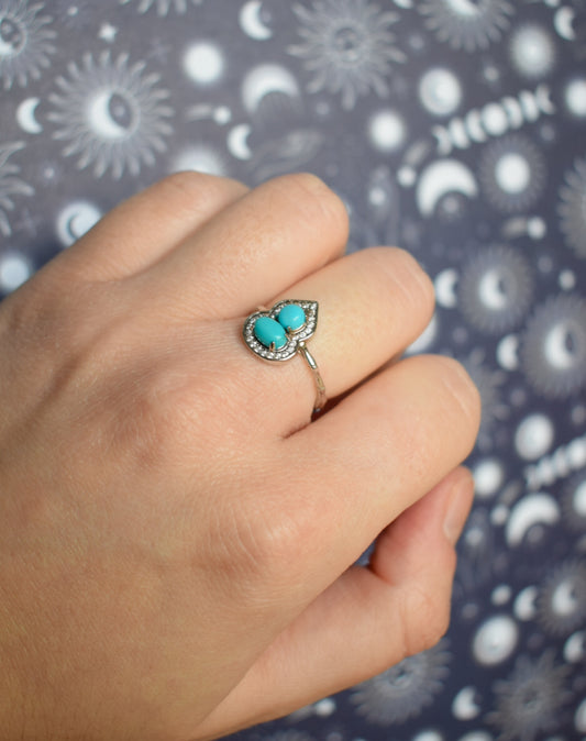 Adjustable Turquoise Ring