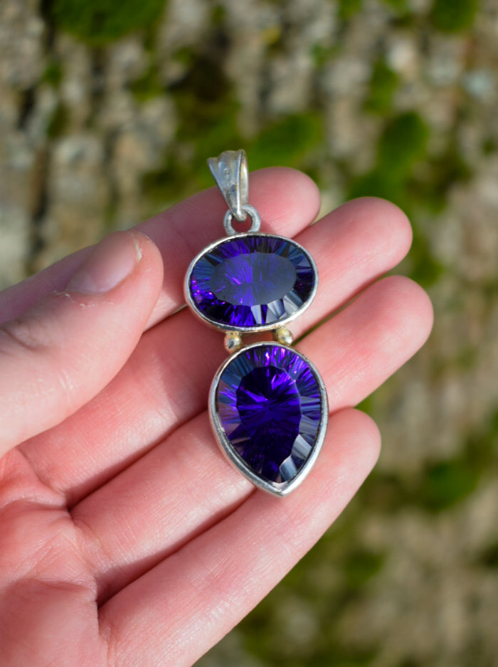 Silver Amethyst Necklace