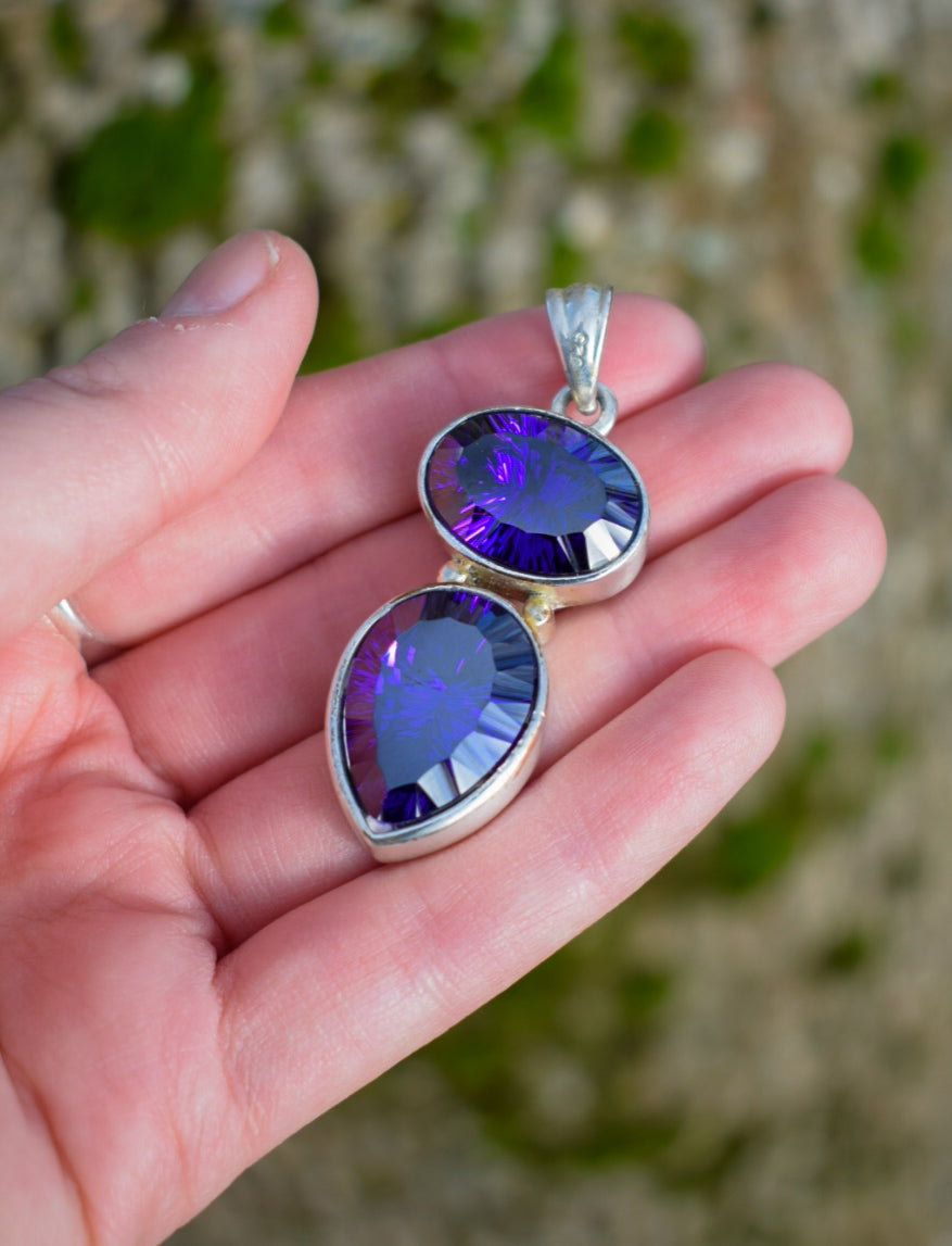 Silver Amethyst Necklace