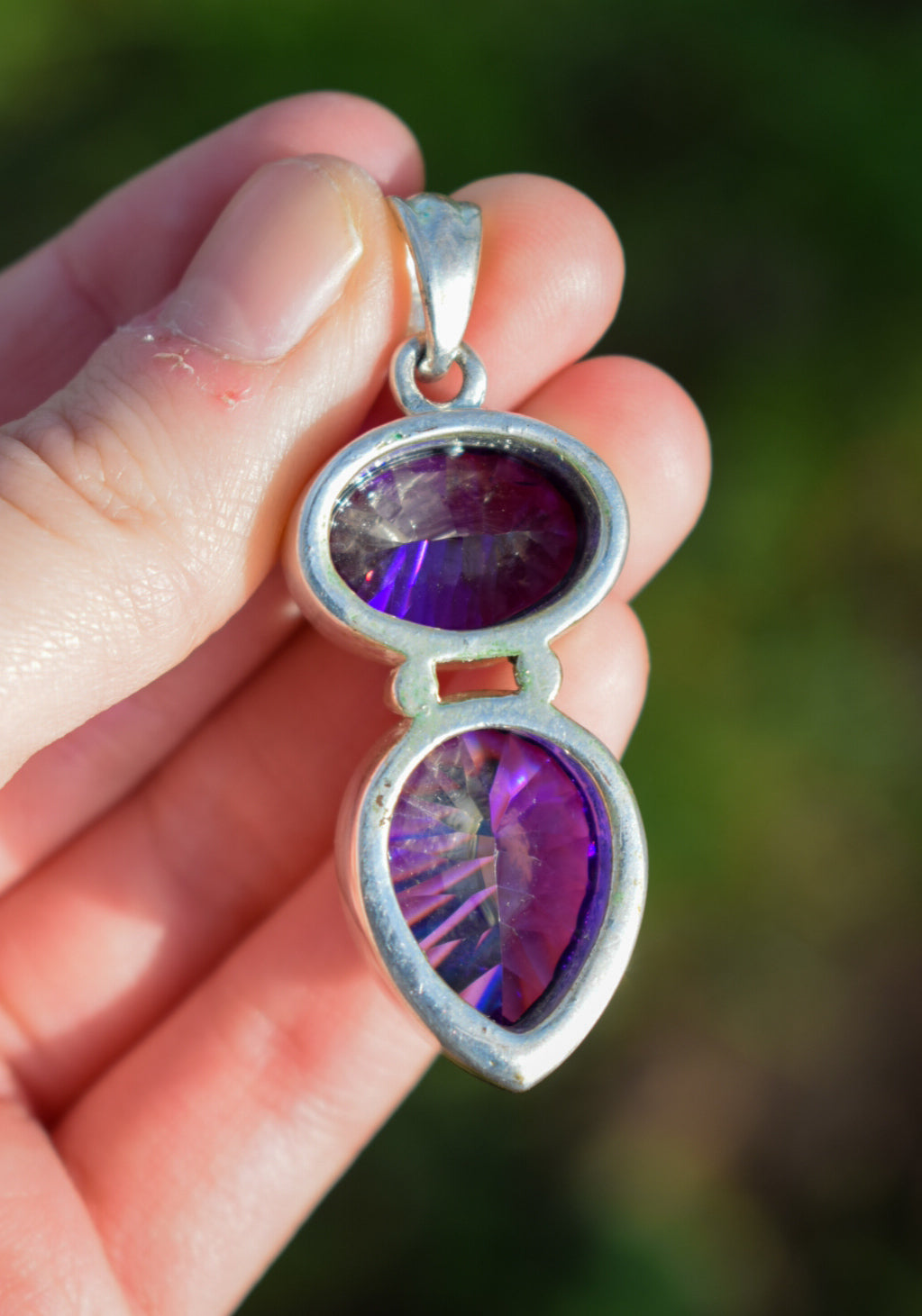 Silver Amethyst Necklace