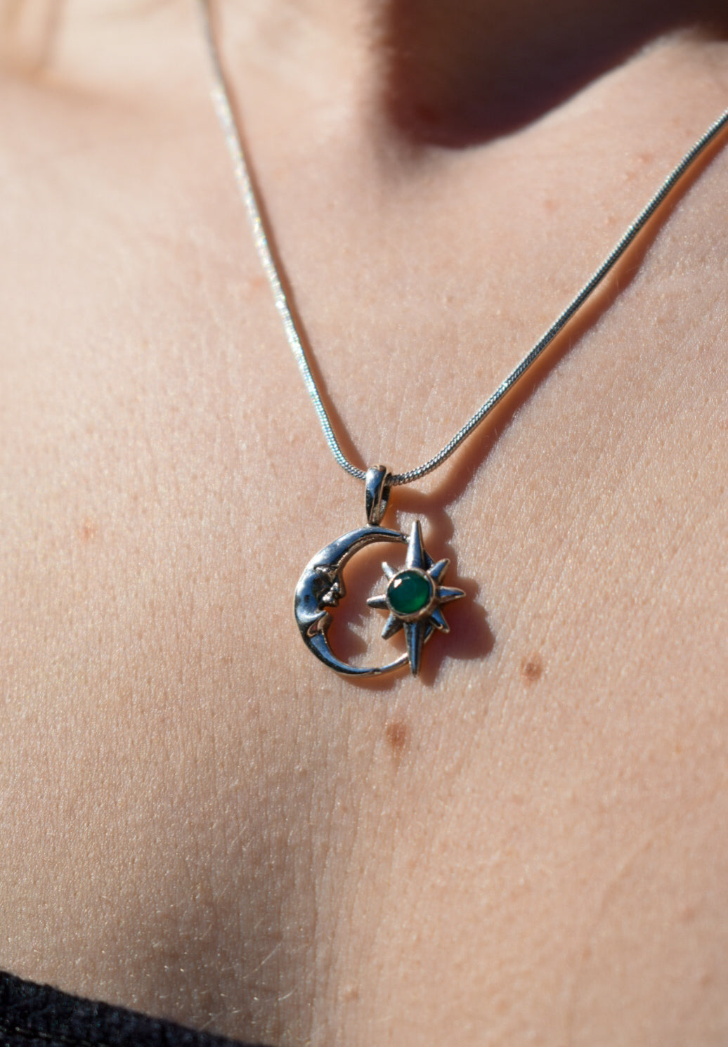 Whimsical Moon Necklace