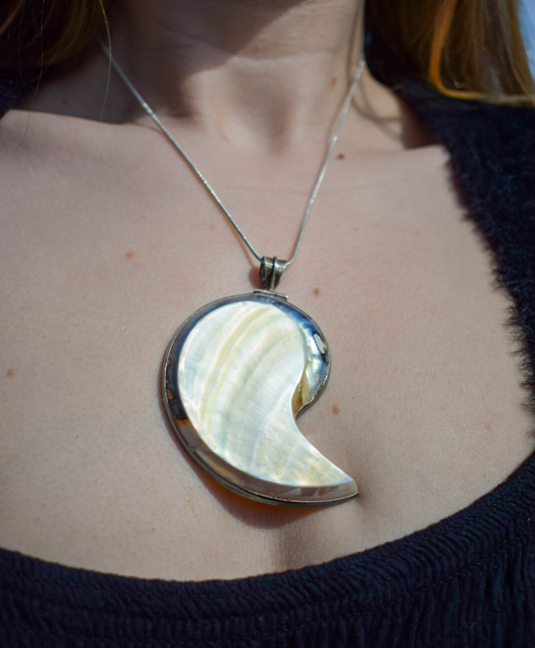 Mother Of Pearl and Shell Necklace