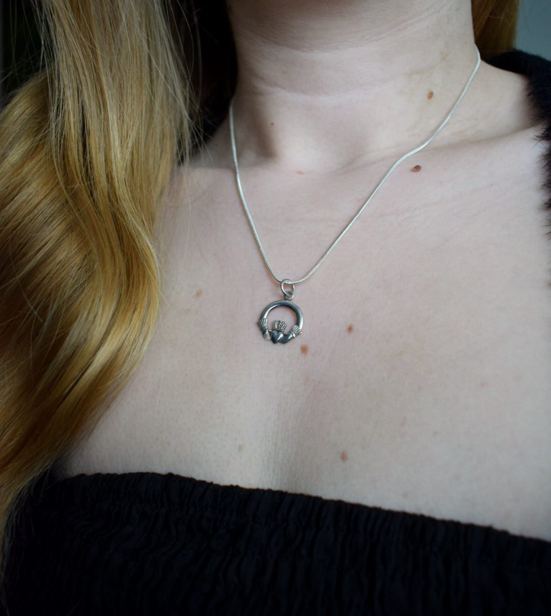 Whimsical Claddagh Necklace