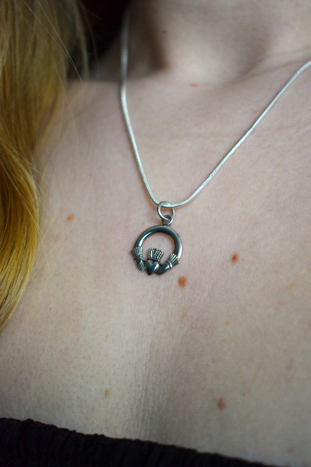 Whimsical Claddagh Necklace