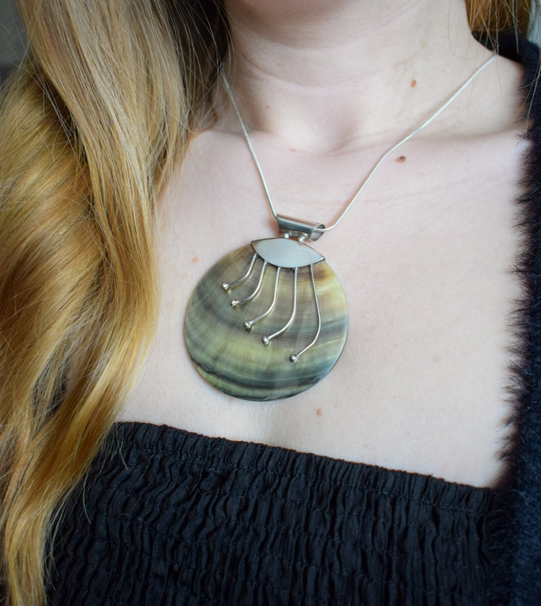 Vintage Large Shell Necklace