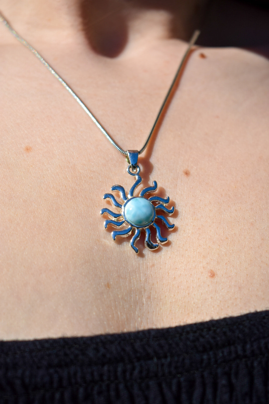 Sterling Silver Sun Necklace
