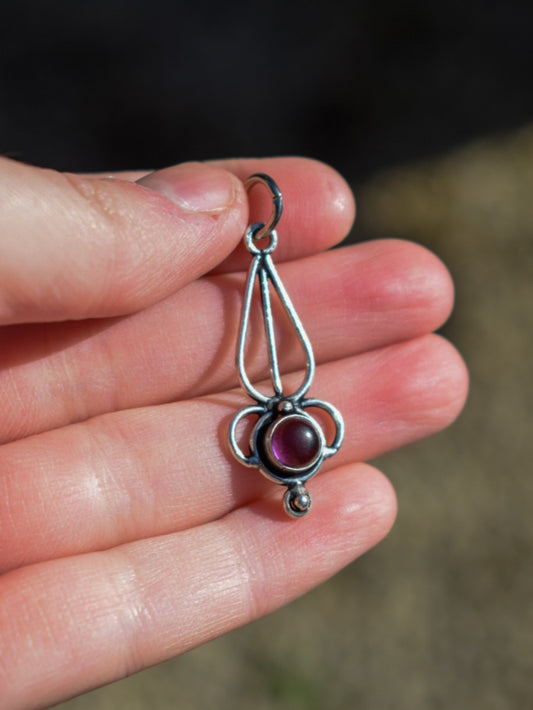 Upcycled Amethyst Necklace
