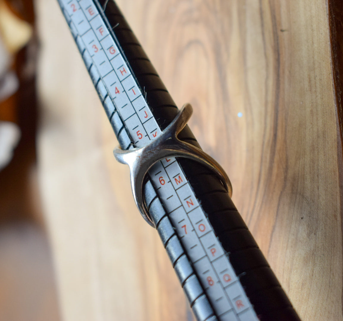 Black Silver Plated Ring