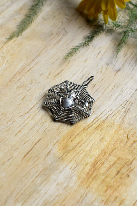 Spider Web Necklace