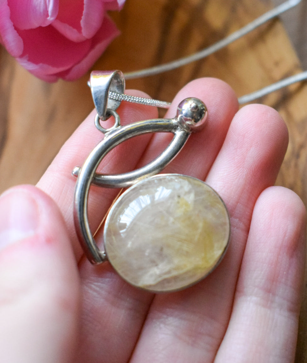 Rutilated Quartz Necklace