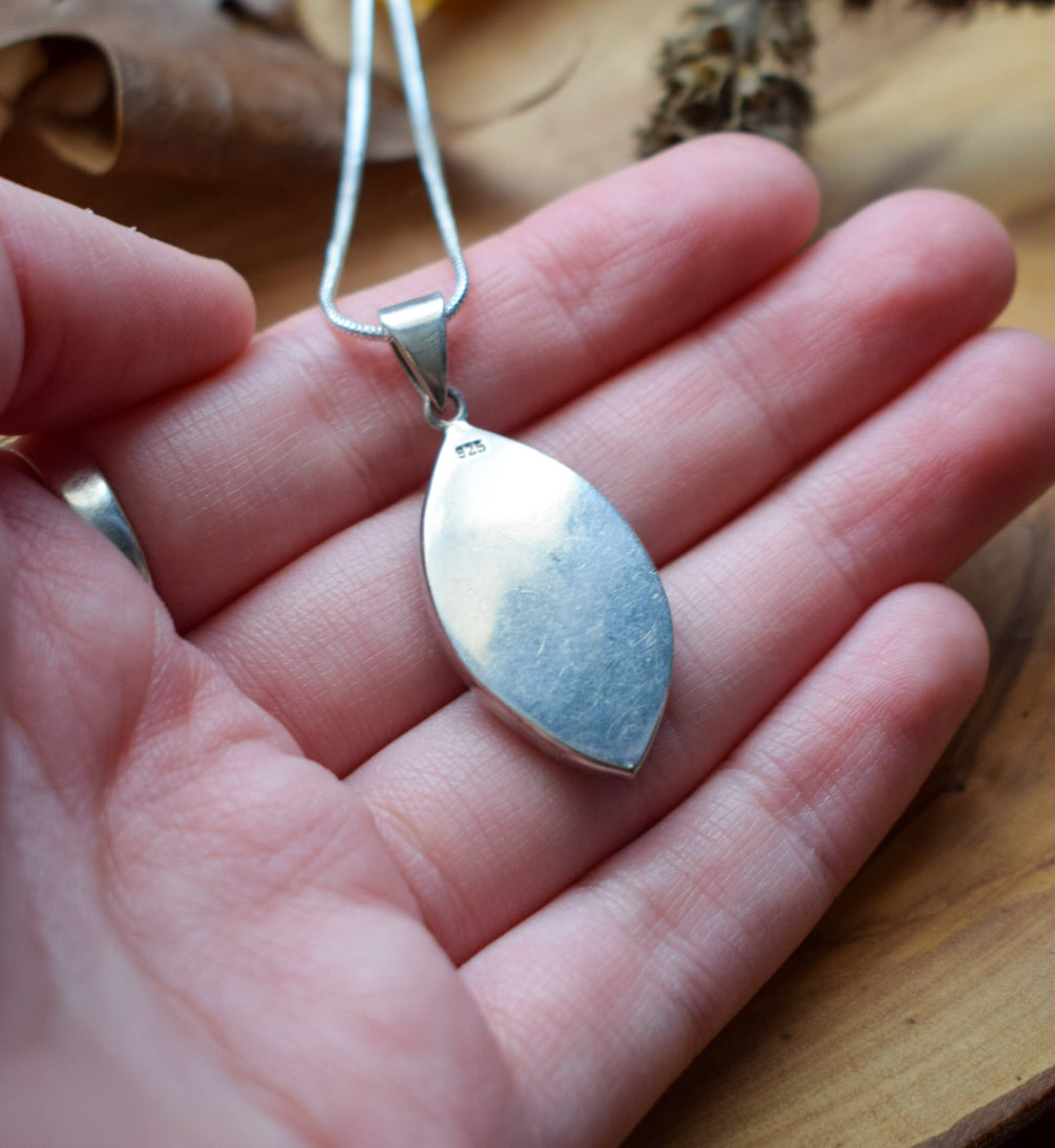Sterling Silver Swirl Necklace