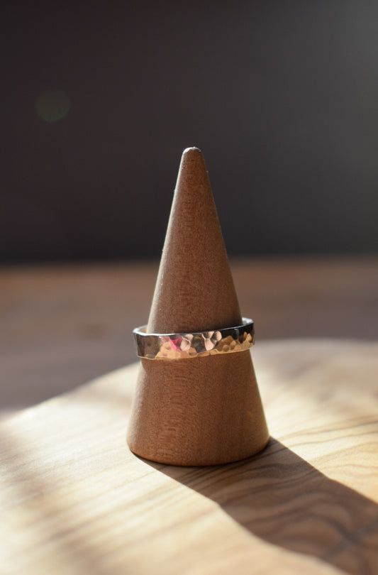Hammered Silver Ring