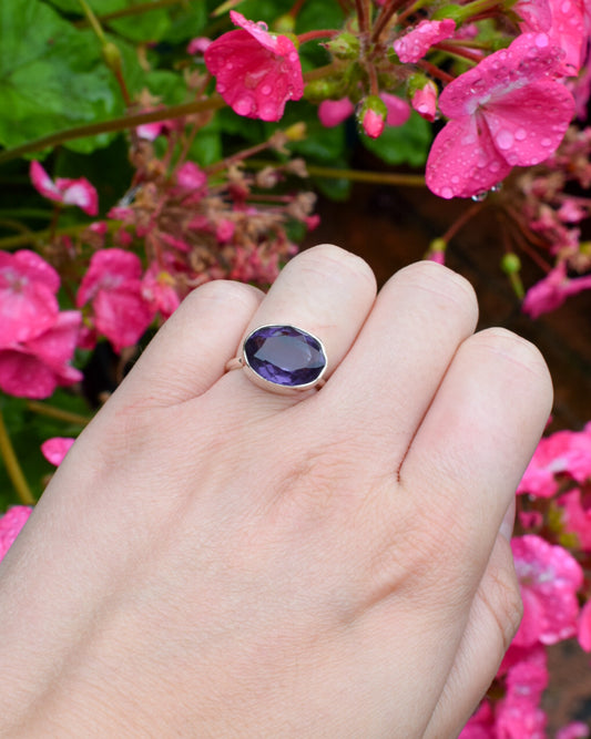 Amethyst Ring Size I