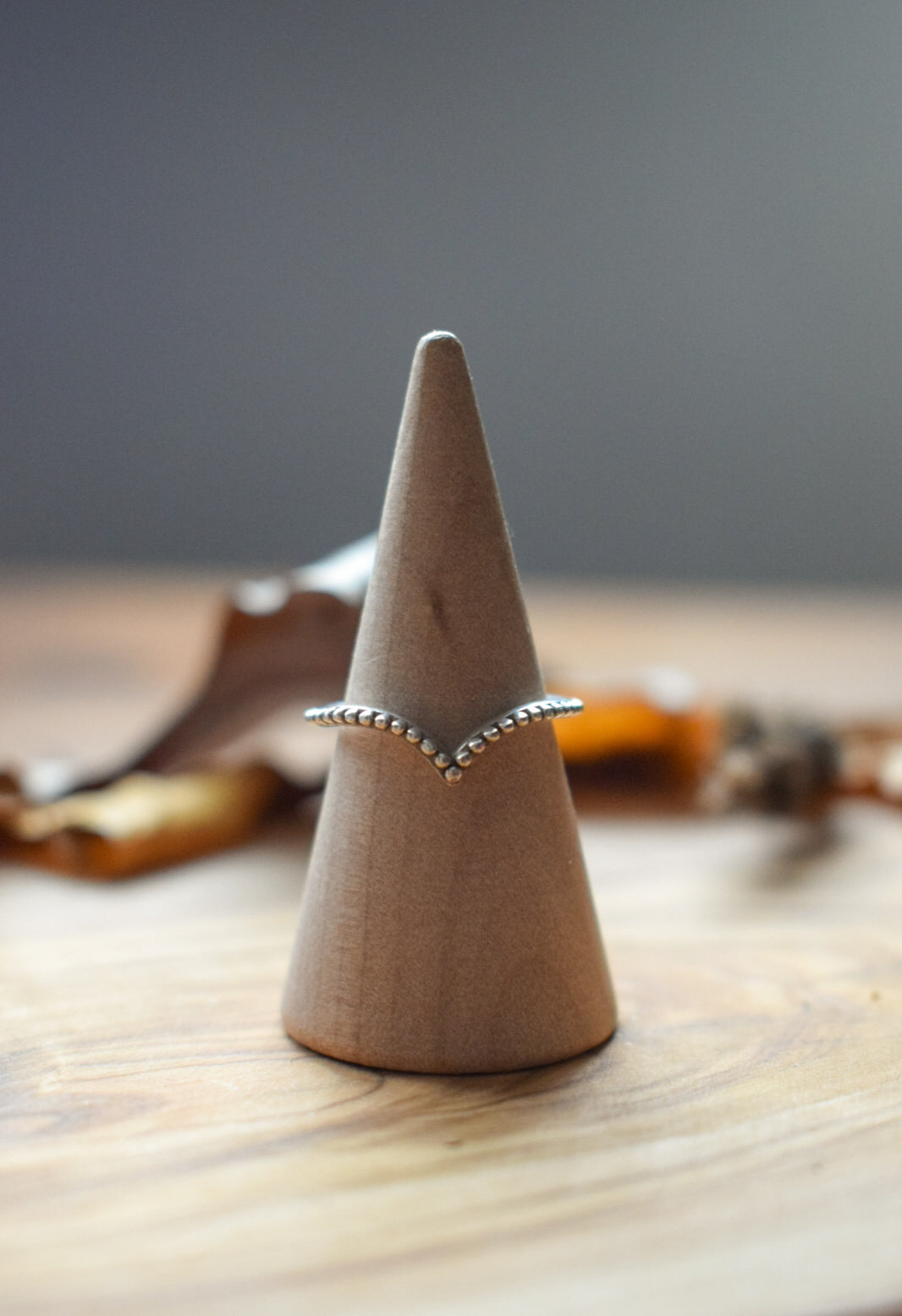 V Shaped Ring Size i