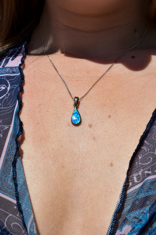 Fire Opal Necklace