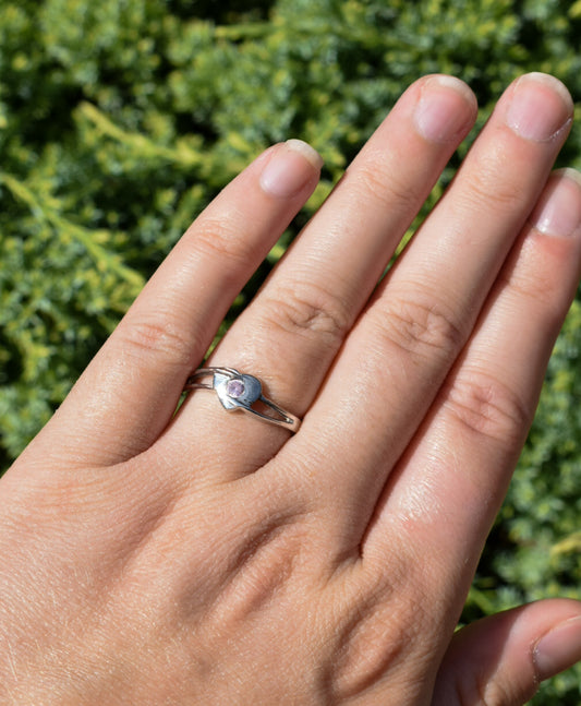 Pink Heart Ring