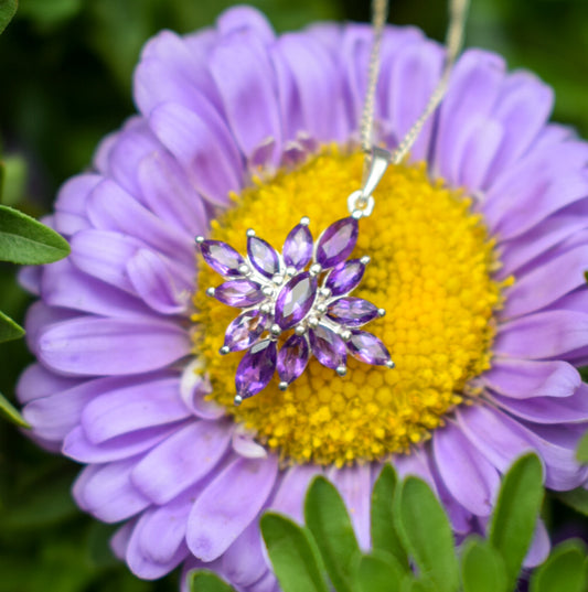 Purple Zirconia Necklace