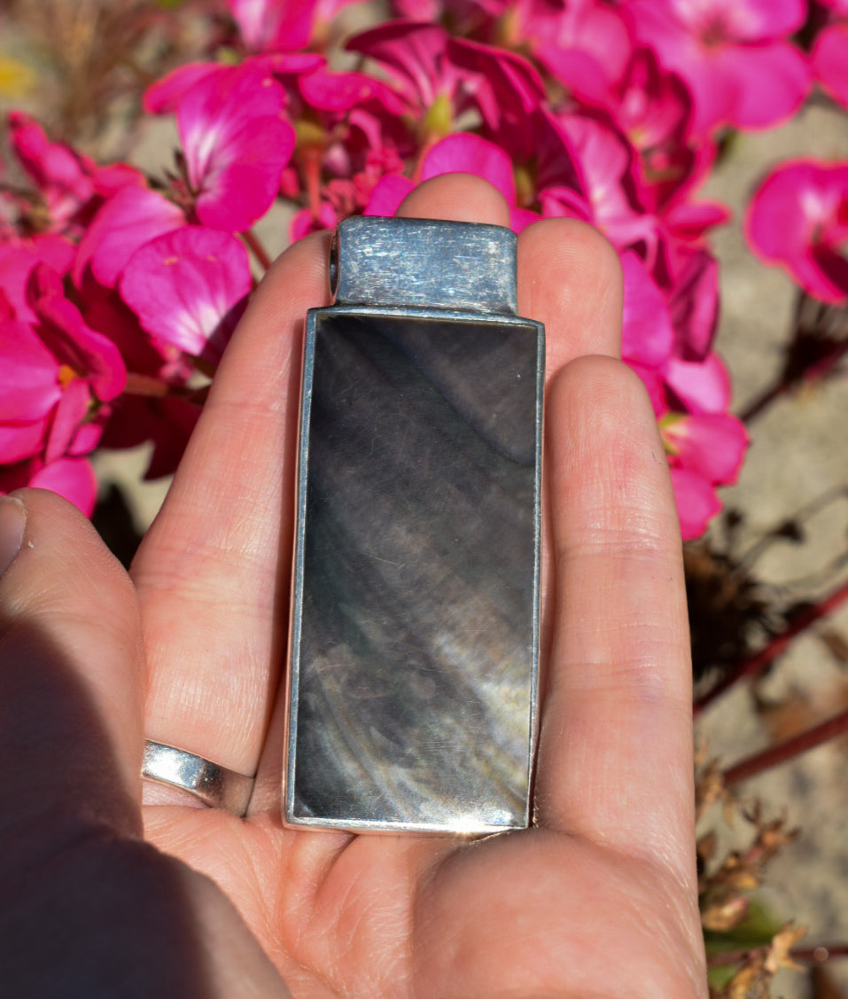 Sterling Silver Abalone Necklace