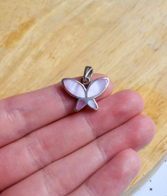 Enamel Butterfly Necklace