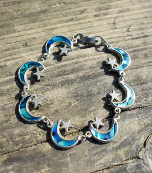 Abalone Moon Bracelet