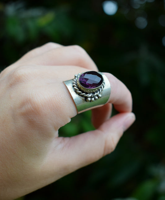Purple Stone Ring