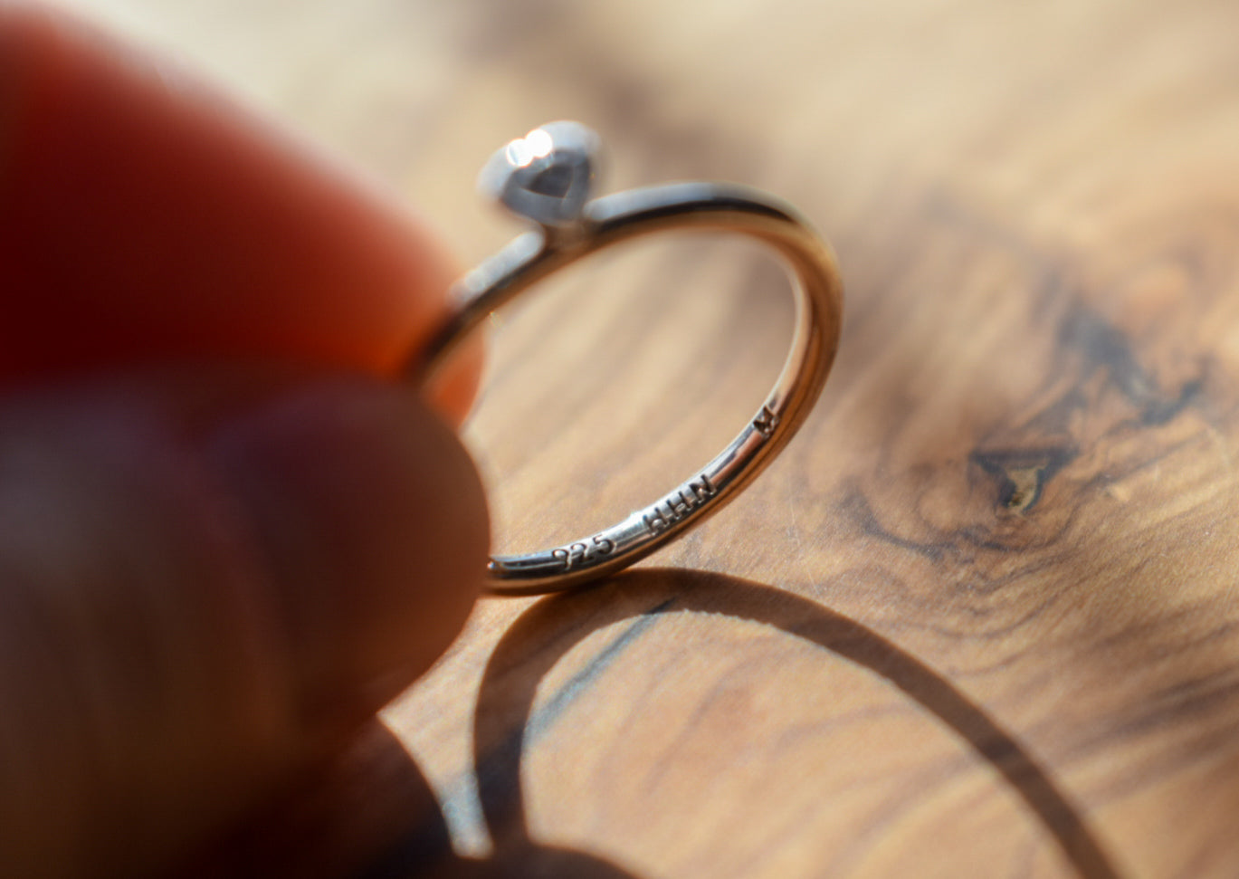 Diamanté Style Ring Size N