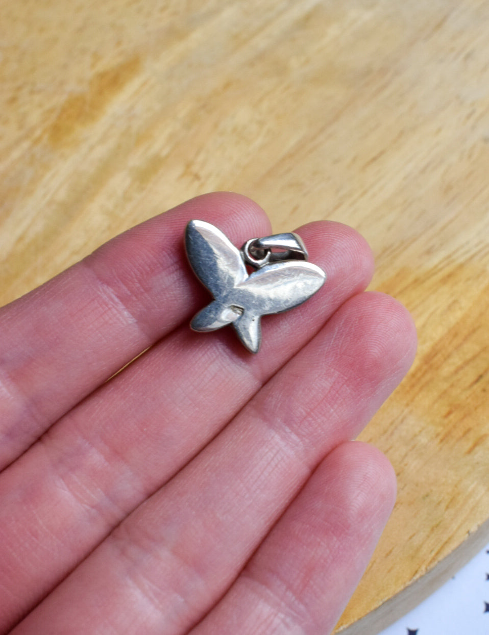 Enamel Butterfly Necklace