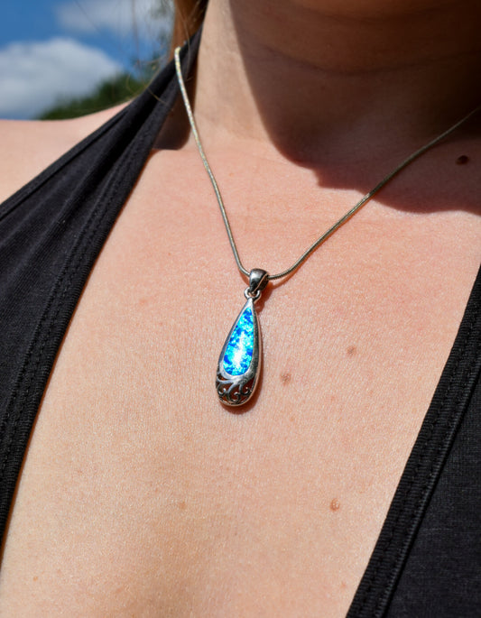 Fire Opal Necklace