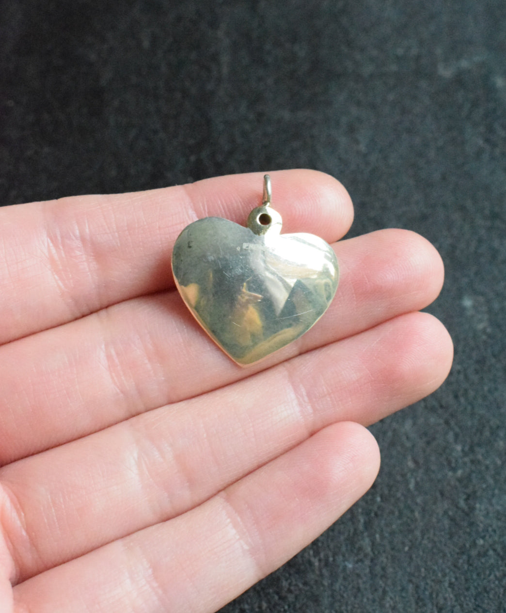 Textured Heart Necklace
