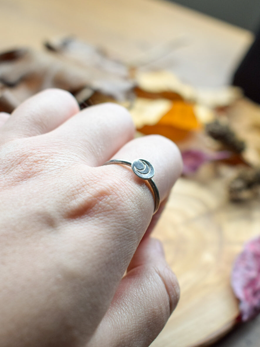 Moon Stamp Ring