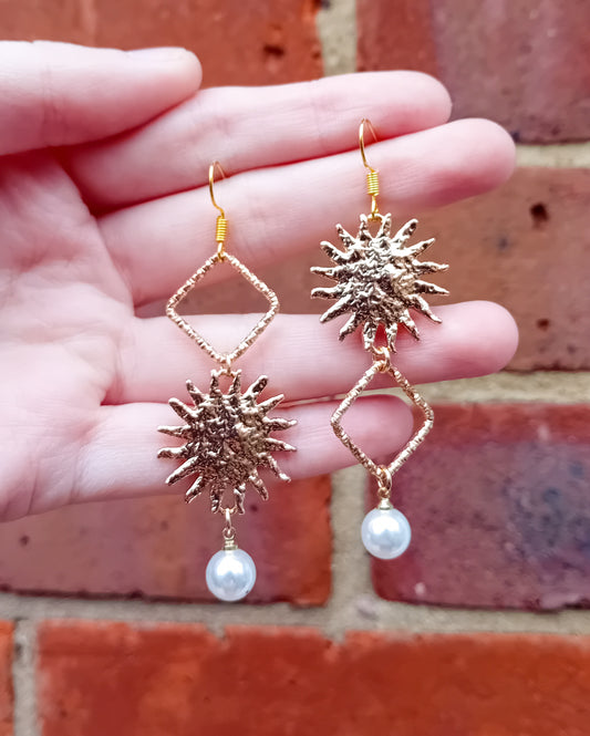 Upcycled pearl and sun drops