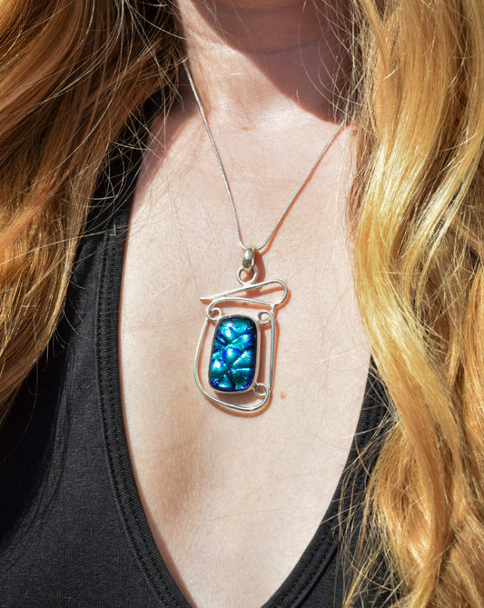 Resin Glass Necklace