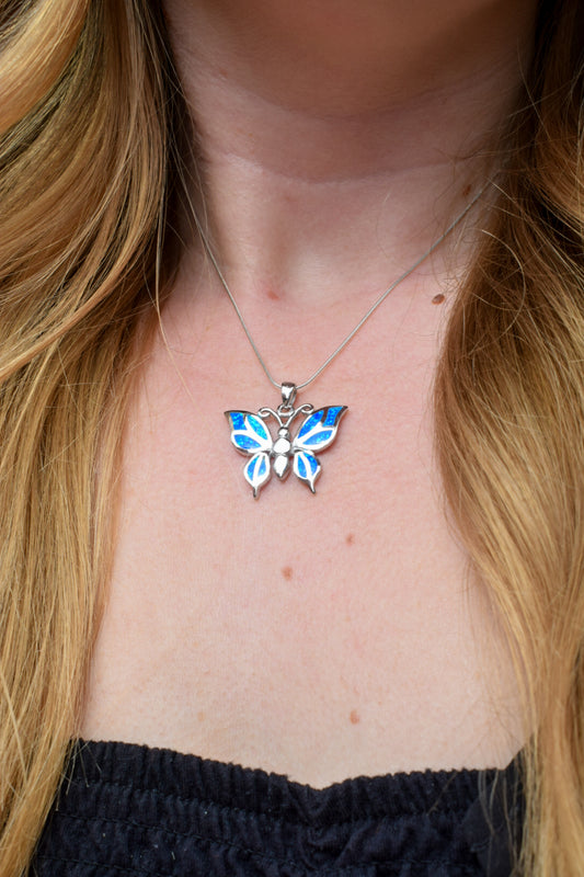 Sterling Silver Butterfly Necklace