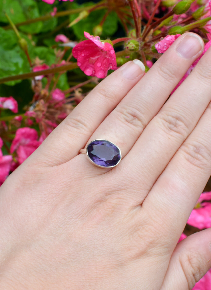 Amethyst Ring Size I