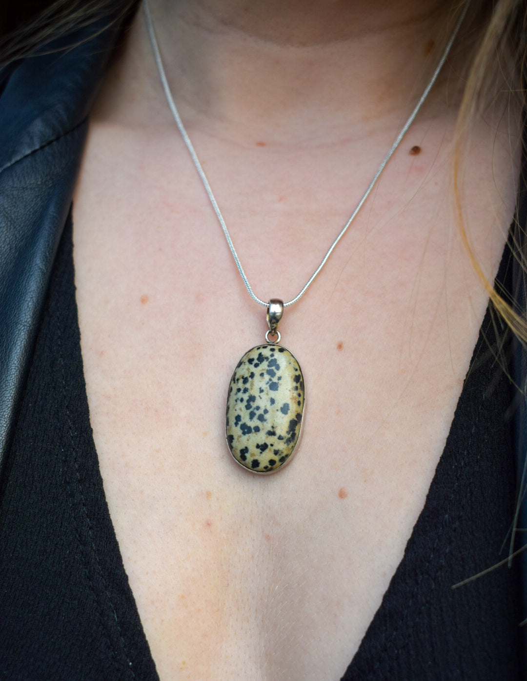 Dalmatian Jasper Necklace