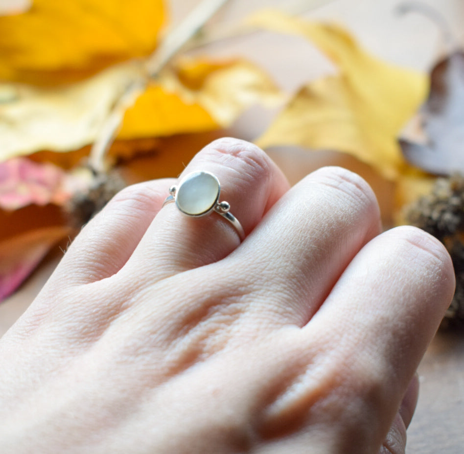 Mother Of Pearl Ring