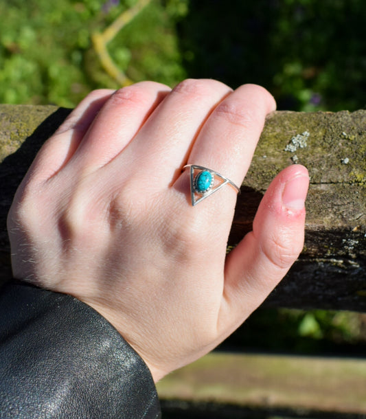 Sterling Silver Turquoise Ring
